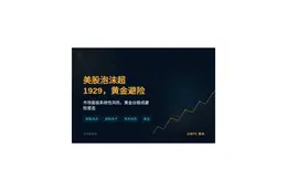 美股泡沫超1929，黄金避险