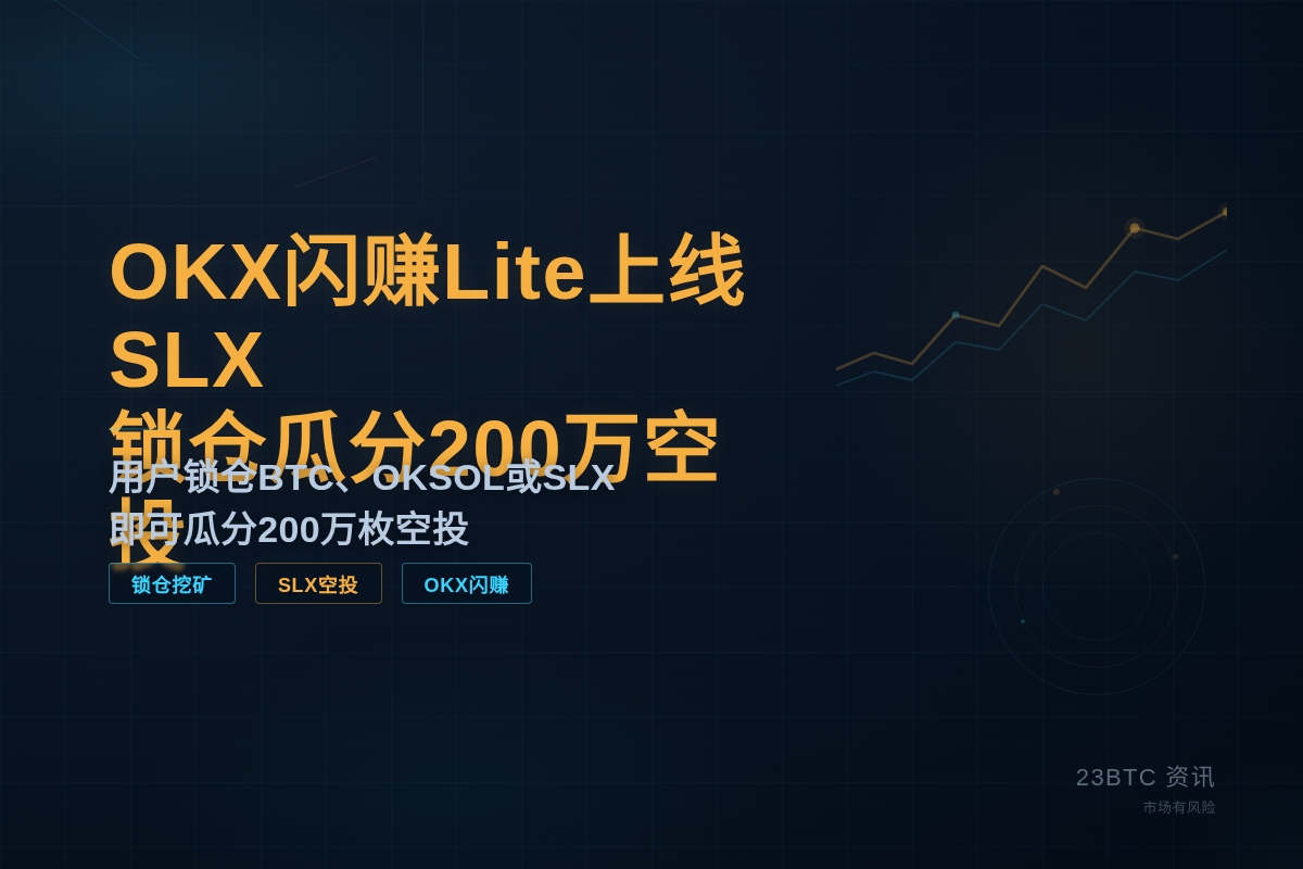 OKX闪赚Lite质押SLX瓜分200万奖励插图1 OKX闪赚Lite质押SLX瓜分200万奖励