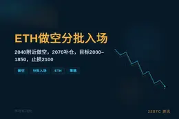 2026-07-27 11:32:17 ETH做空分批入场