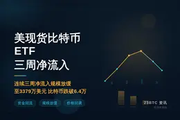 美现货比特币ETF三周净流入