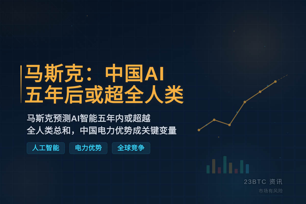 马斯克：中国AI五年后或超全人类