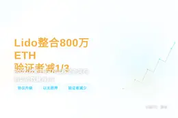 Lido整合800万ETH验证者减1/3