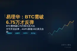 易理华：BTC需破6.75万才反弹