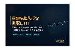 巨鲸持续从币安提取ETH