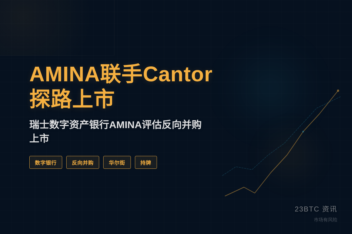 AMINA联手Cantor探路上市