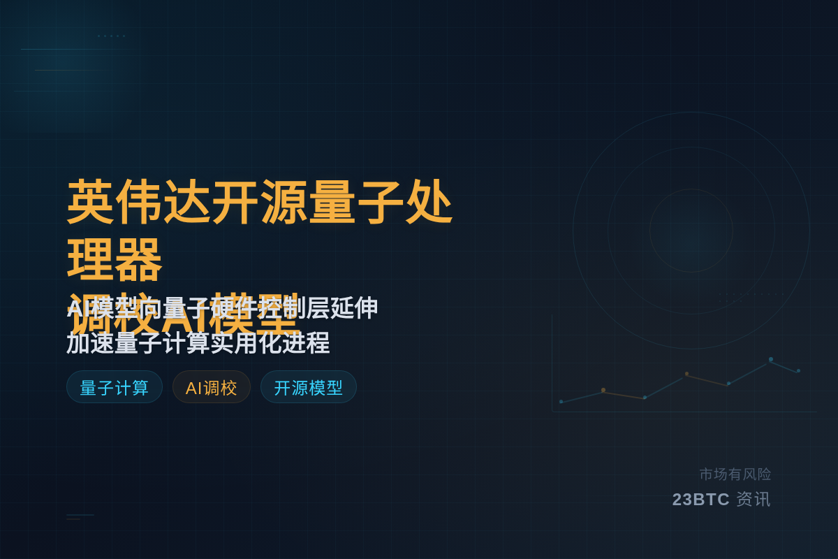 英伟达开源量子处理器调校AI模型