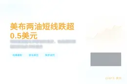 美布两油短线跌超0.5美元