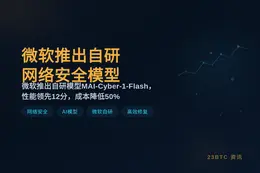 微软推出全新自研网络安全模型