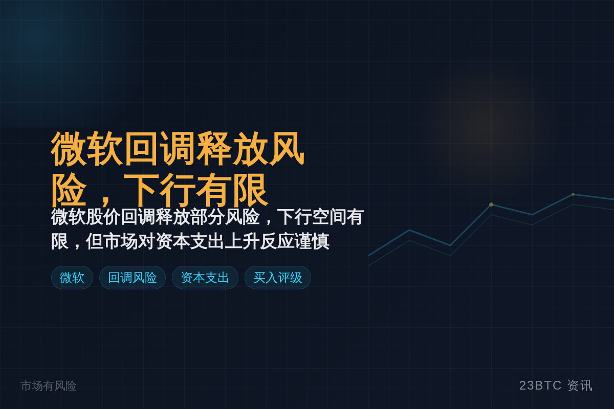微软回调释放风险，下行有限