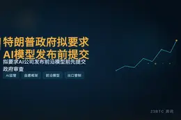 特朗普政府拟要求AI模型发布前提交