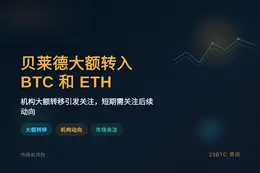 贝莱德转入3310BTC和2.8万ETH