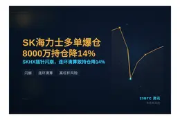 SK海力士多单爆仓8000万，持仓降14%