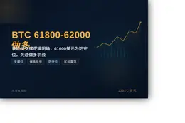 2026-07-28 03:04:15 BTC 61800-62000多，损61000