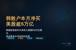 韩散户本月净买美股超5万亿