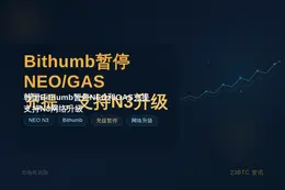 Bithumb暂停NEO/GAS充提，支持N3升级
