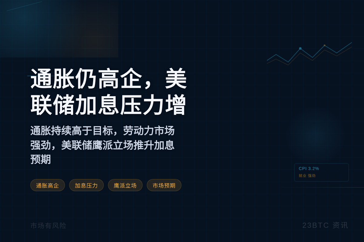 通胀仍高企，美联储加息压力增