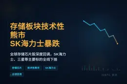 存储板块技术性熊市，SK海力士暴跌
