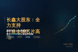 长鑫大股东：全力支持打造全球芯片高地