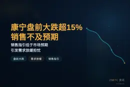 康宁盘前大跌超15% 销售不及预期