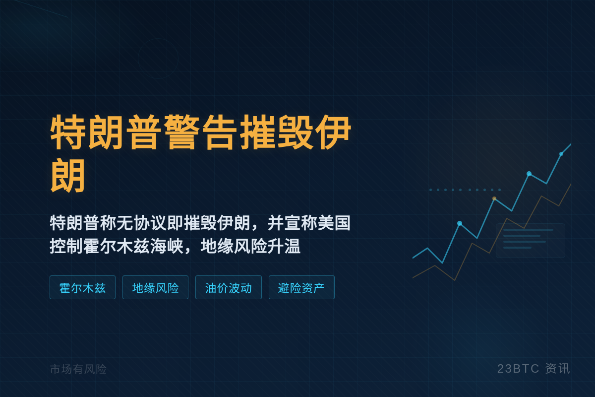 特朗普：与伊朗无协议则轻松摧毁镐山