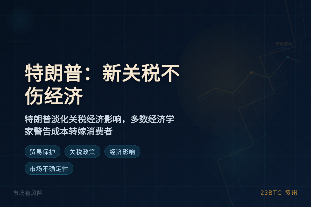 特朗普：新关税不伤经济