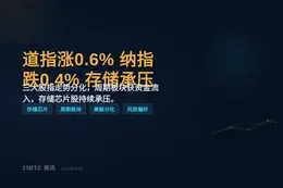 道涨0.6%标普跌0.01%纳跌0.4%