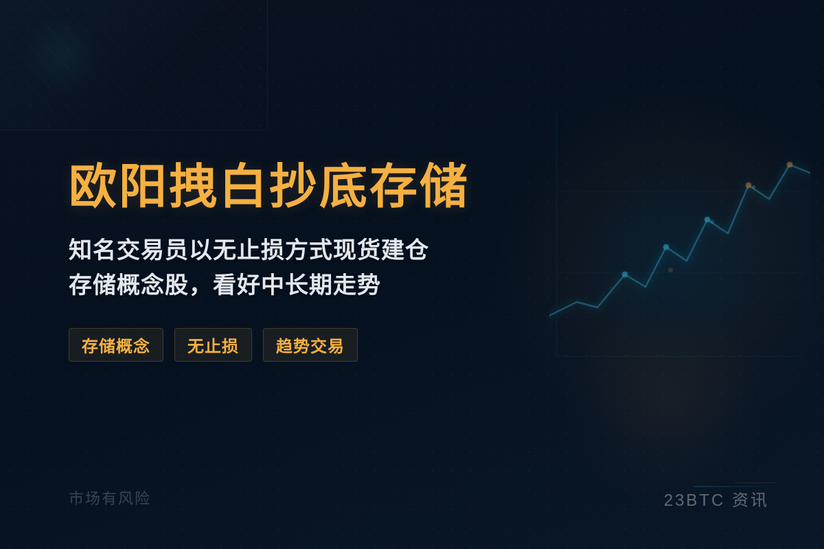 年内最大机会！欧阳拽白抄底存储
