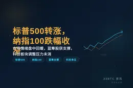 标普500转涨，纳指100跌幅收窄