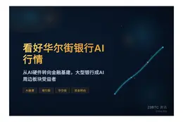 看好华尔街银行AI行情