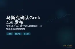 马斯克：GROK 4.6 8月7日发布