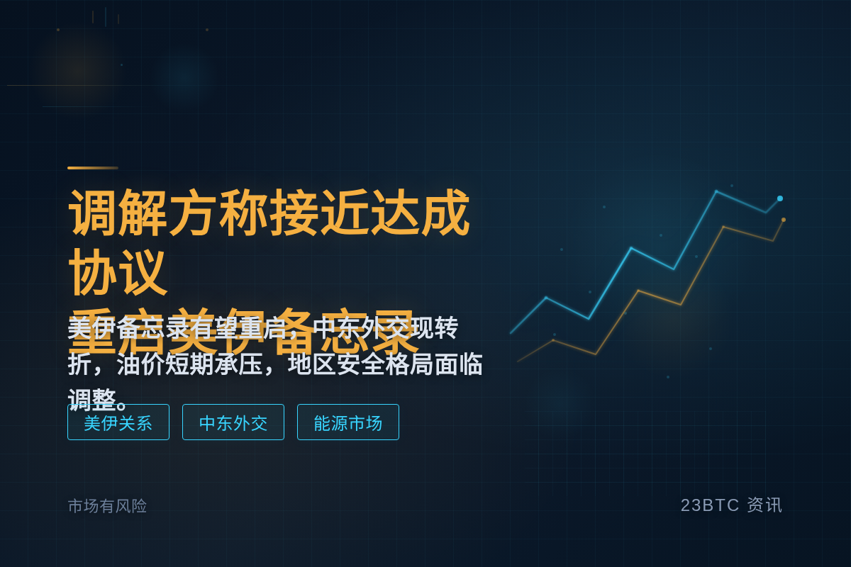 调解方称接近达成协议重启美伊备忘录
