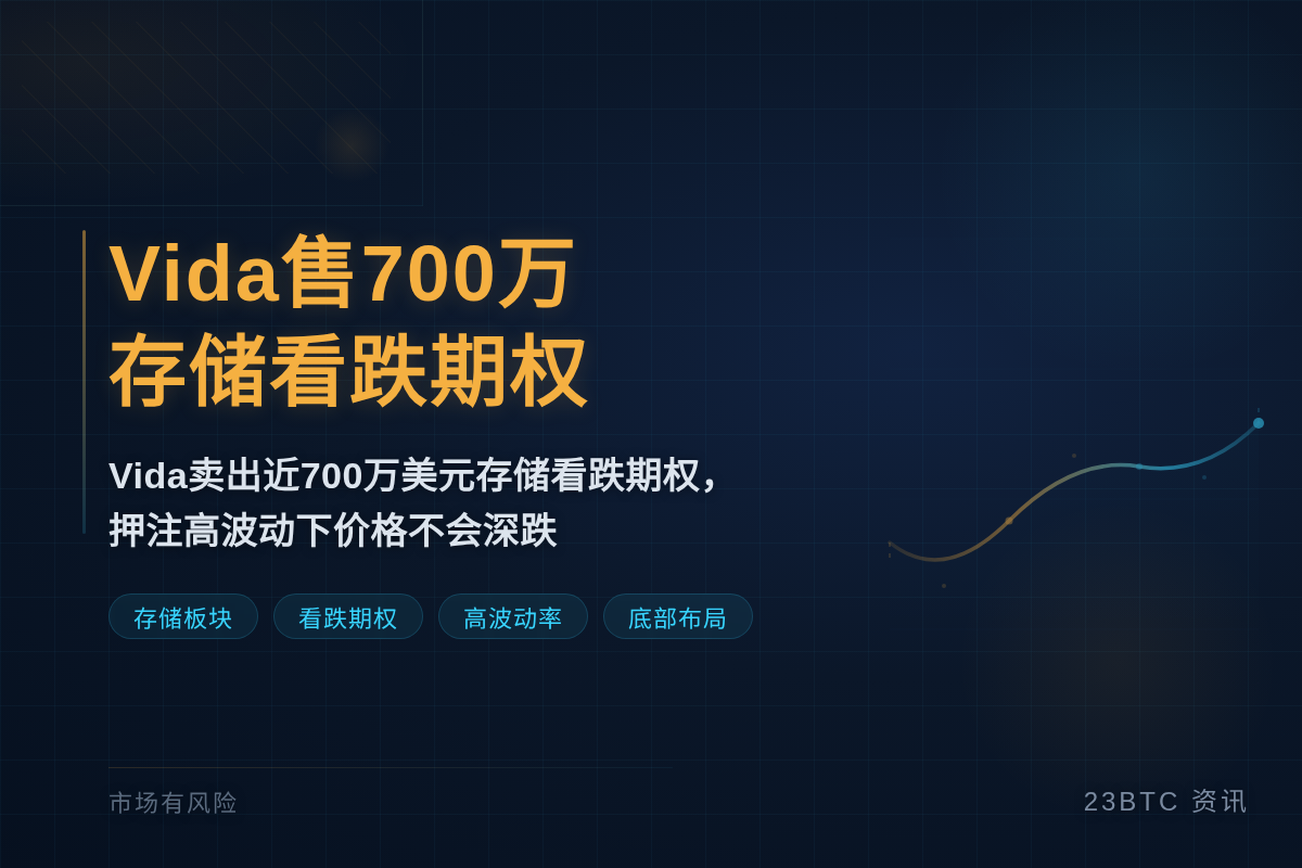 Vida售700万存储看跌期权一月期