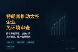特朗普推动太空企业免环境审查