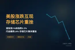 美股收盘道指涨1%纳指跌0.2%