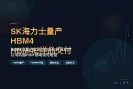 SK海力士HBM4量产，HBM4E样品交付