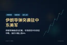 伊朗导弹突袭驻中东美军