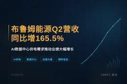 布鲁姆能源Q2营收10.65亿同比增165.5%