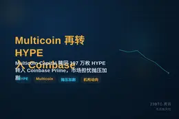 Multicoin 再转 HYPE 入 Coinbase