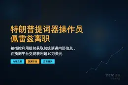 特朗普提词器操作员佩雷兹离职