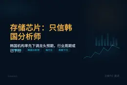 存储芯片：只信韩国分析师