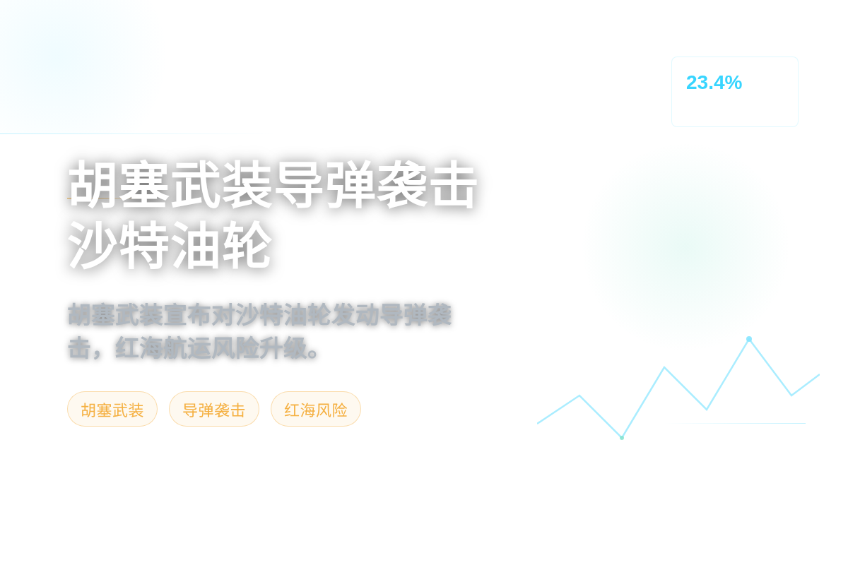 胡塞武装导弹袭击沙特油轮