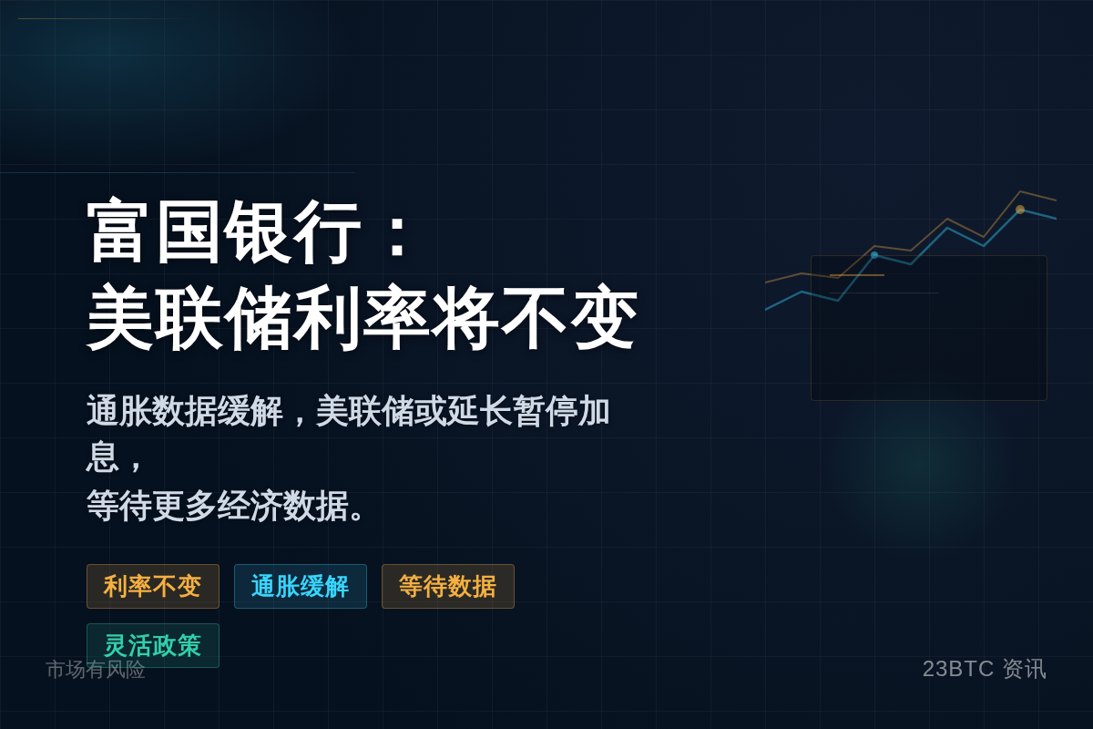 富国银行:美联储利率将不变插图1 富国银行:美联储利率将不变