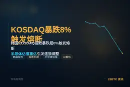 KOSDAQ暴跌8%触发熔断