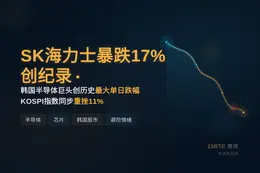 SK海力士暴跌17%创纪录