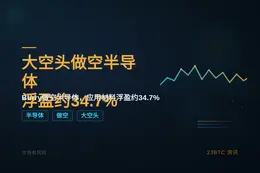 大空头做空半导体赚34.7%
