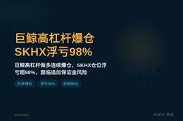 巨鲸抄底三星2小时爆仓SKHX全亏