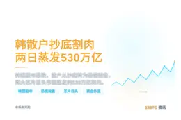 韩散户抄底割肉两日蒸发530万亿
