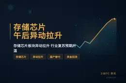 存储芯片午后异动拉升