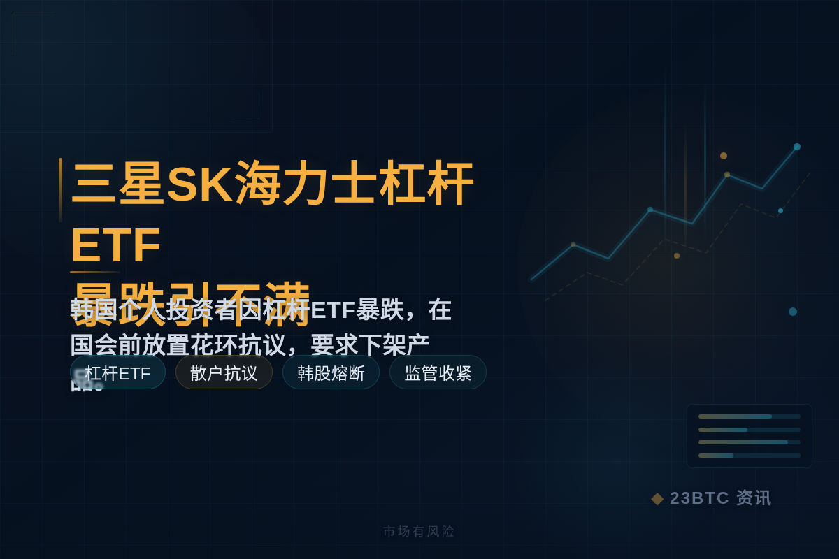三星SK海力士杠杆ETF暴跌引不满