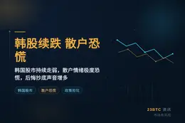 韩股续跌，散户恐慌